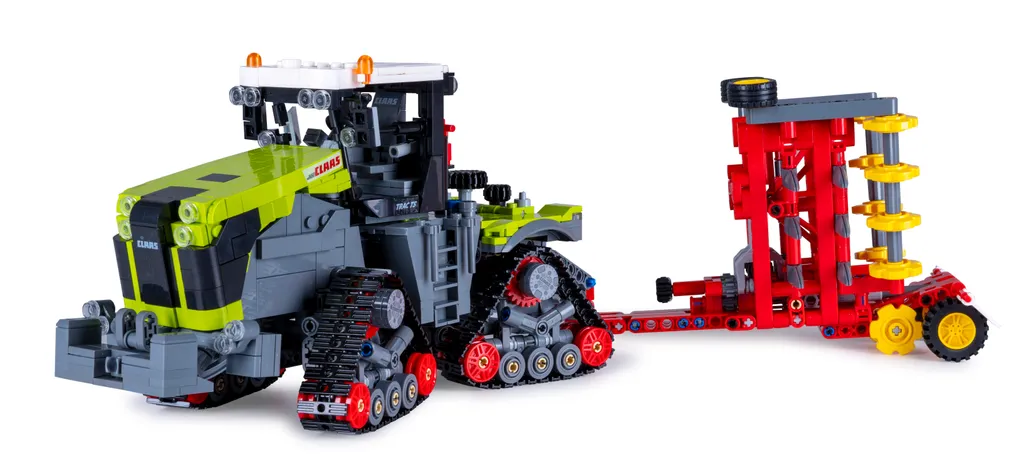 Claas Xerion 5000 Trac TS CaDA avec Chenilles Fonctionnelles 1:32