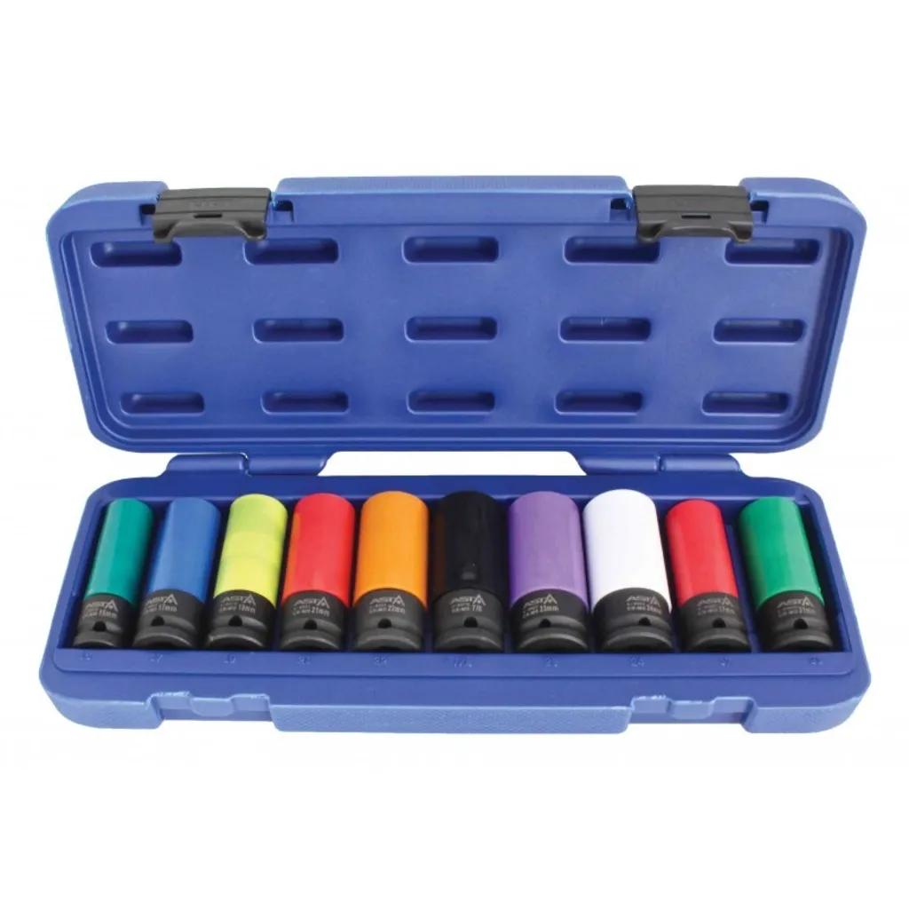 Kit douilles à chocs spécial jantes alliage 10 pcs - Changement roues