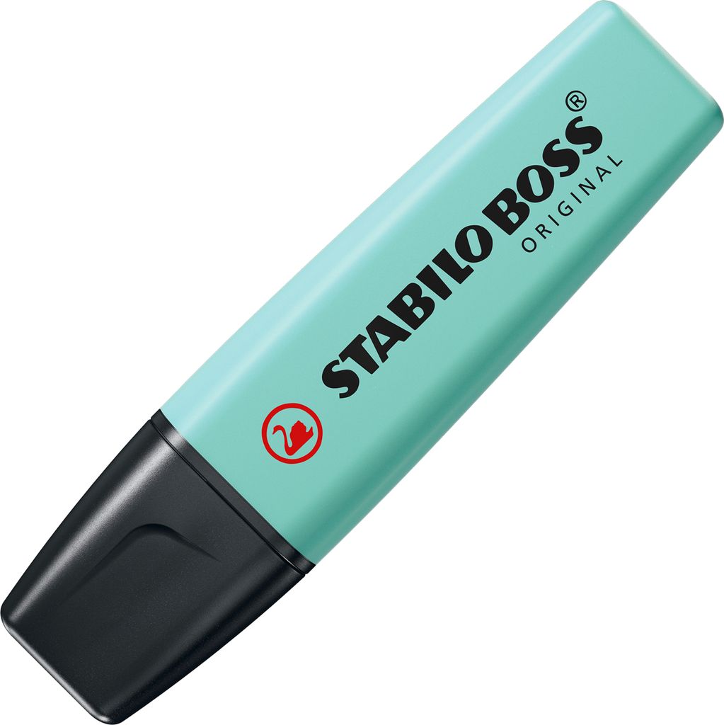 Textmarker - STABILO BOSS ORIGINAL Pastel - Einzelstift - zartes Türkis