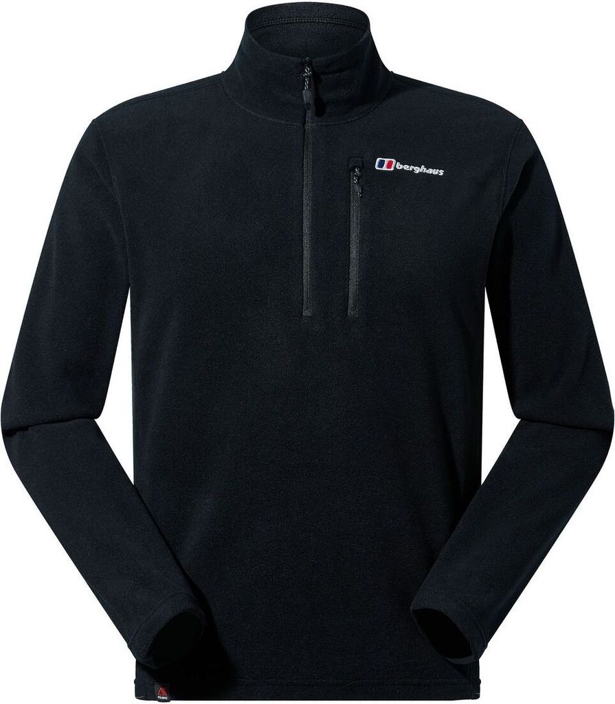 Berghaus Polartec Micro Sweatshirt mit halbem Reißverschluss, Schwarz M