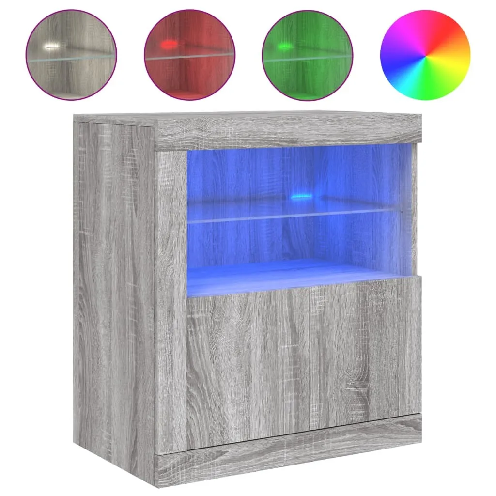 Credenza LED Maison Exclusive 60,5cm Grigio Sonoma - Recensione e Vendita