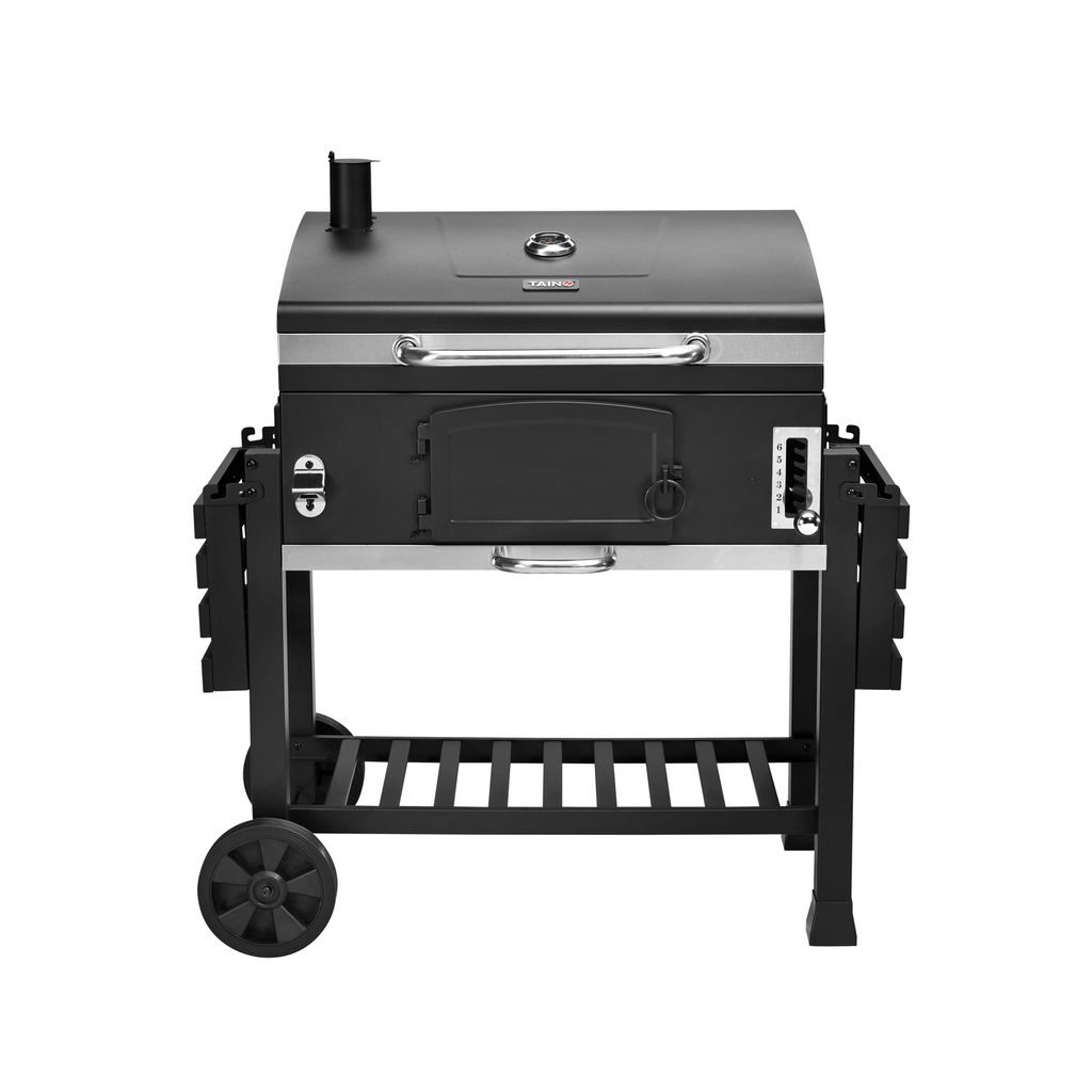 TAINO HERO XXL Smoker Holzkohle-Grill BBQ Grillwagen Produktbild 5