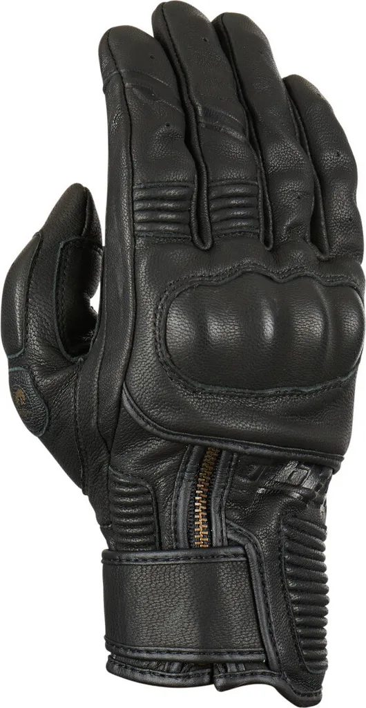 Gants moto cuir Furygan James Evo D3O noir avec protection souple en 2XL