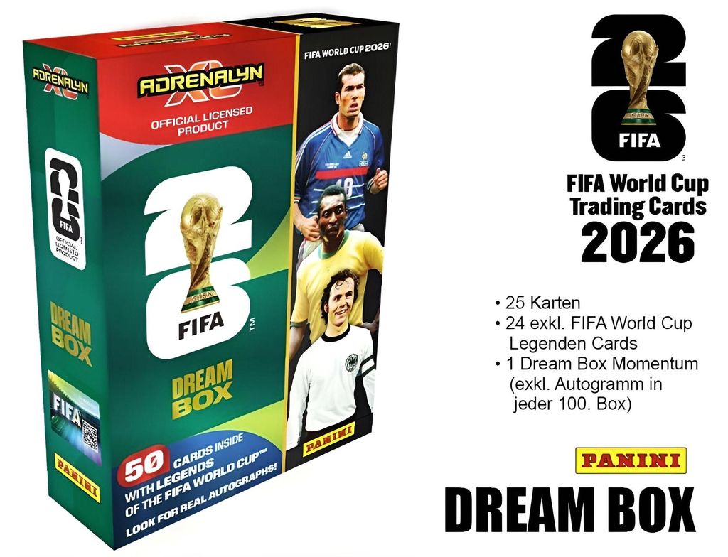 Panini FIFA World Cup 26 Trading Cards Dream Box Produktbild 