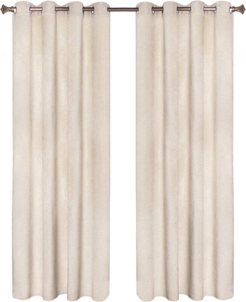 Vorhang-Set – Beige – Verdunkelnd – Luxaflex – 140x245cm – Isolierend – Rollladen