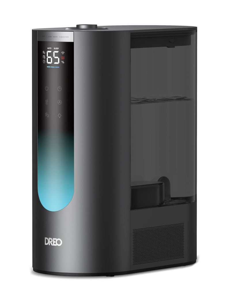 DREO Luftbefeuchter Humidifier 813S DR-HHM013S 6 L, 45 Std. Laufzeit mit Warm- & Kaltbefeuchtung; präzise Feuchtigkeitskontrolle im Automatikmodus