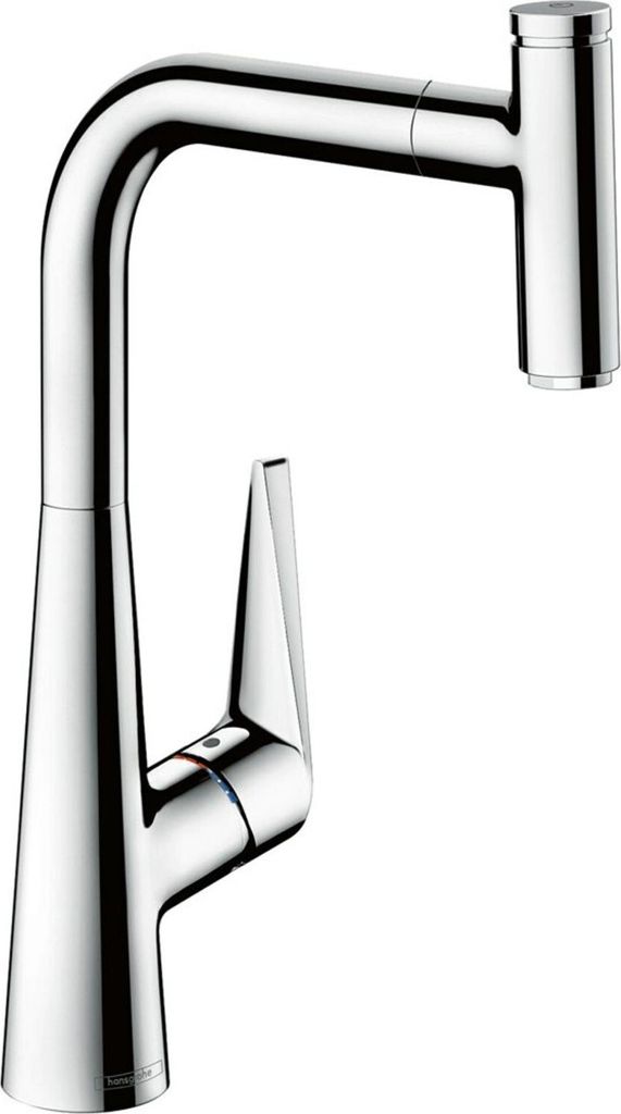 hansgrohe Talis Select M51 Einhebel-Küchenmischer 300, Ausziehauslauf, 1 Strahlart, Eco, 72826000