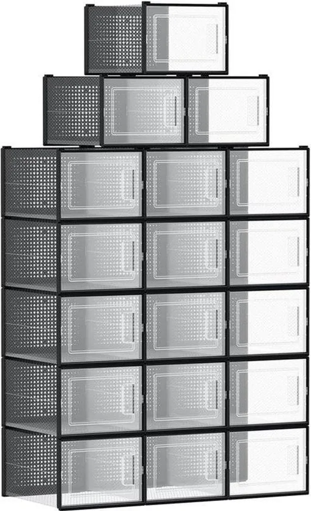 Pack de 12 Boîtes de Rangement pour Chaussures - Gain de Place Idéal - 5