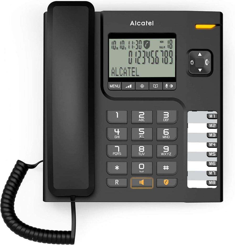 Alcatel Festnetztelefon T78 Schwarz Produktbild 