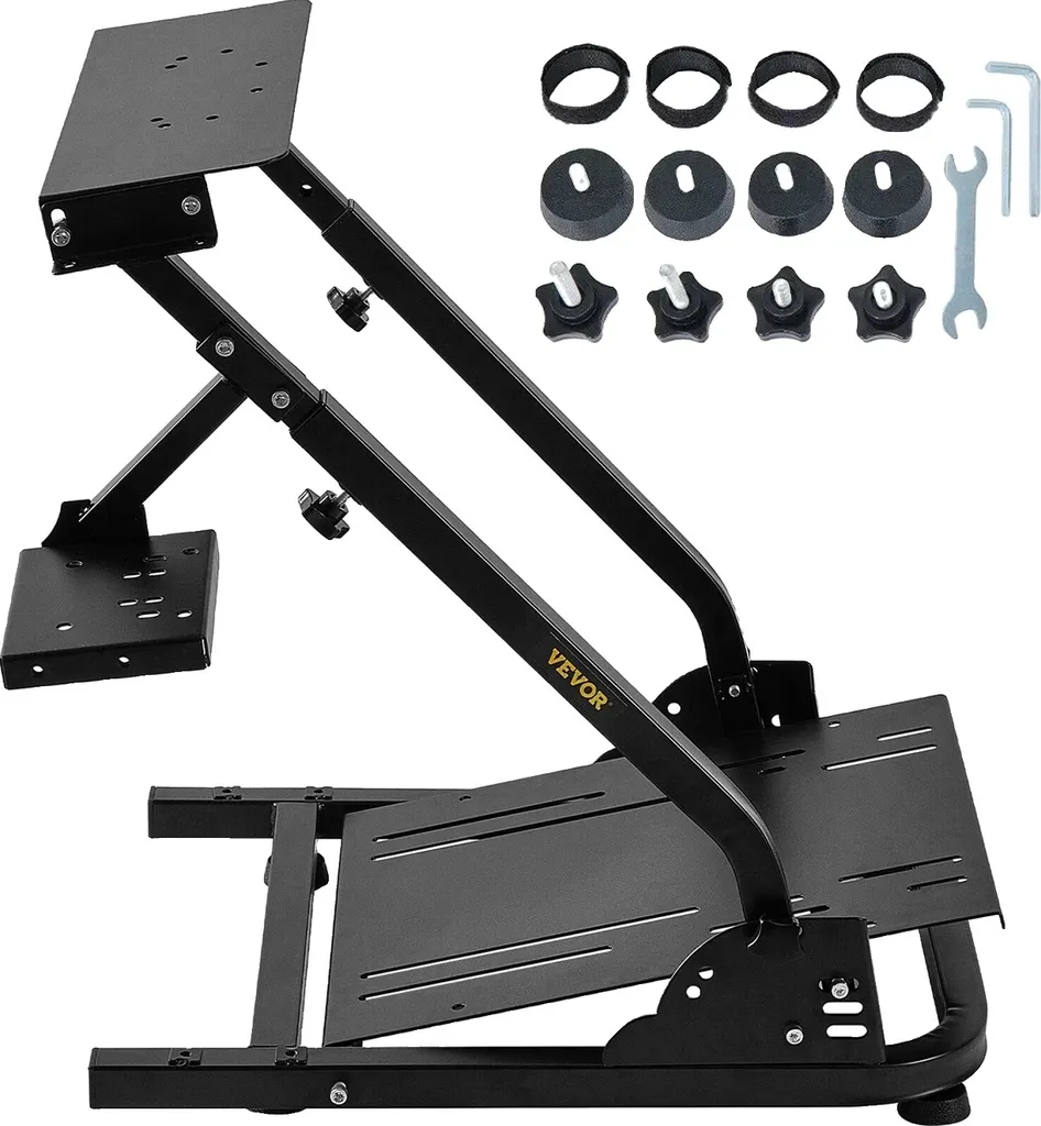Support de roue de jeu pour simulateur de course - Ergonomie Ajustable