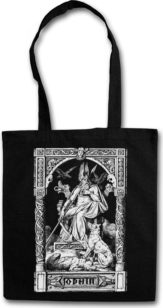 Urban Backwoods Odhin Viking, Stofftasche, Farbe: Schwarz