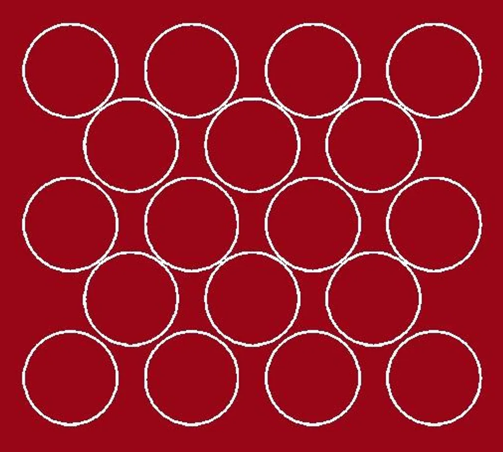 Pastilles adhésives de couleur rouge foncé mat - 18 autocollants de 10cm