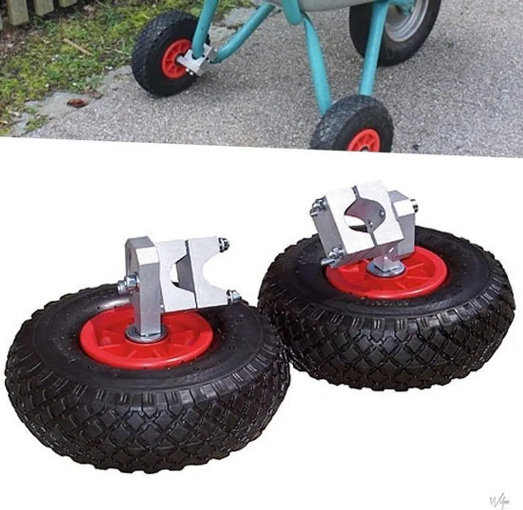 Ruote di supporto per carriola set di 2, PU - 8