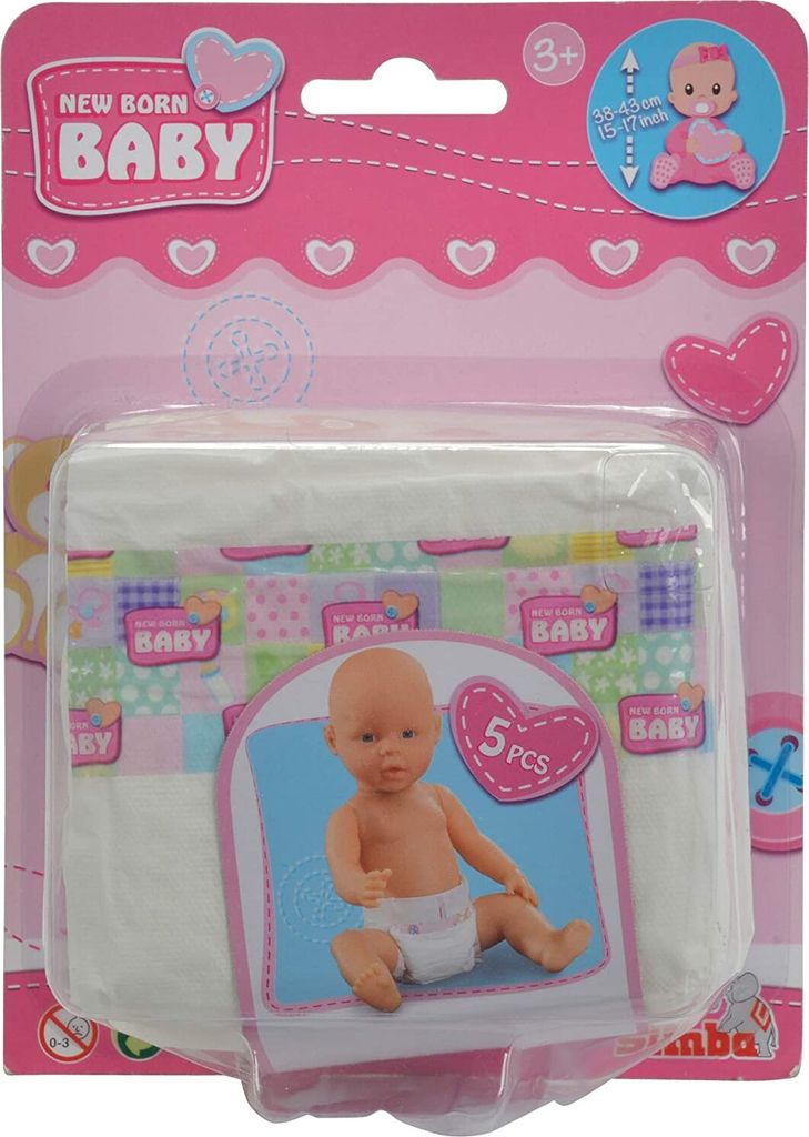 Simba New Born Baby 5 plienok, náhradné plienky, Obrázok produktu 