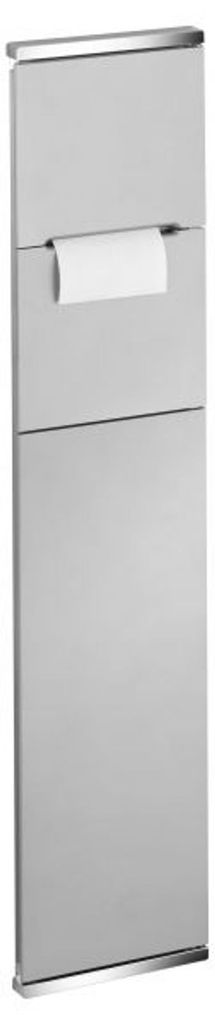 Keuco Plan Integral Modul WC 1 176 x 775 x 143 mm rechts mit Toilettenpapierhalter - verchromt/Aluminium lackiert - 44964011702