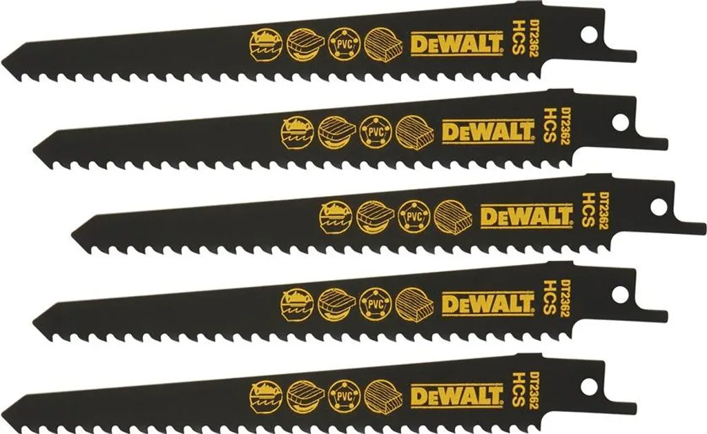 DEWALT DT2362-QZ Lame Sega a Gattuccio HCS 152mm Legno - Stock 5pz - 4
