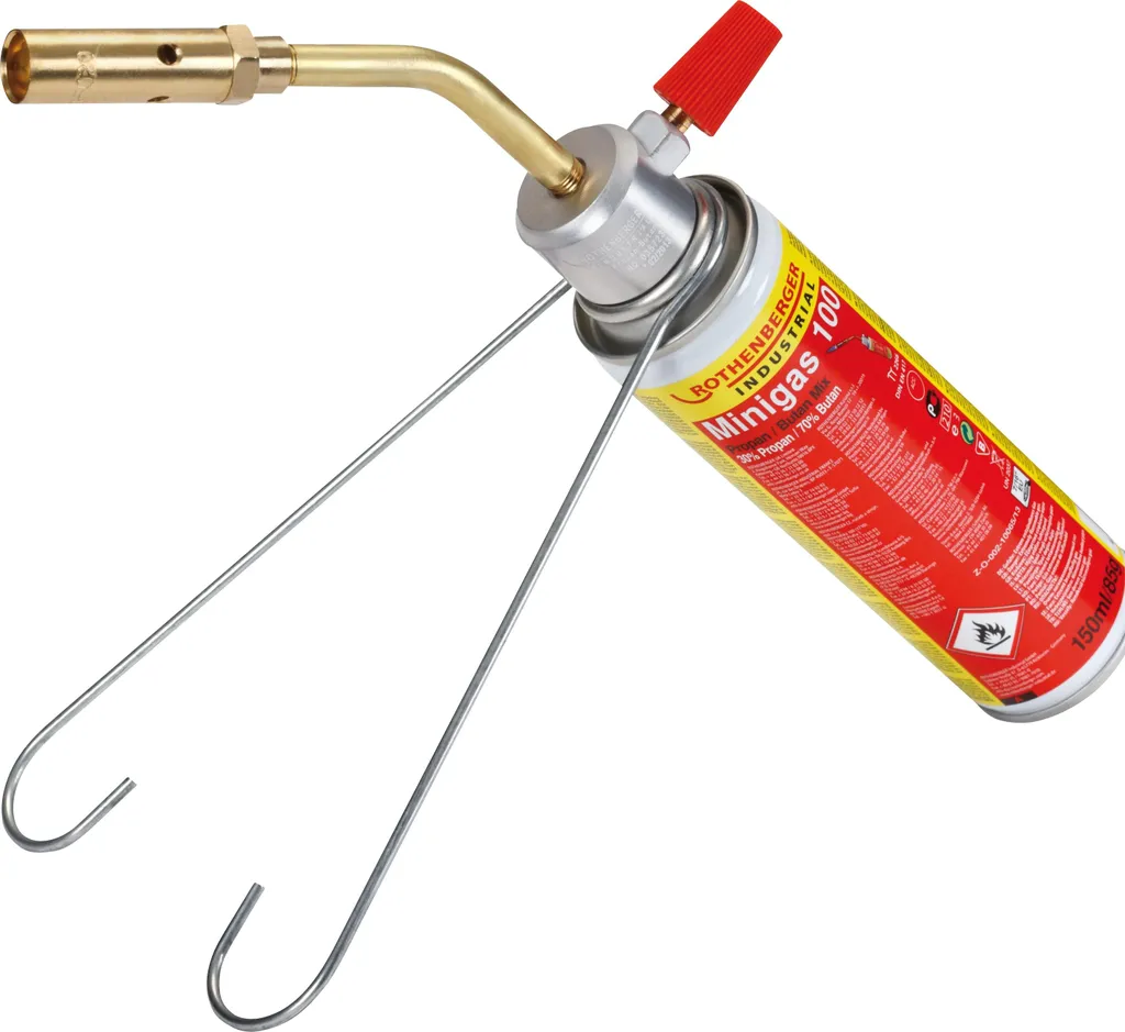 Kit soudage 650 °C RoFire Mini 1450 avec brûleur haute température 4tlg
