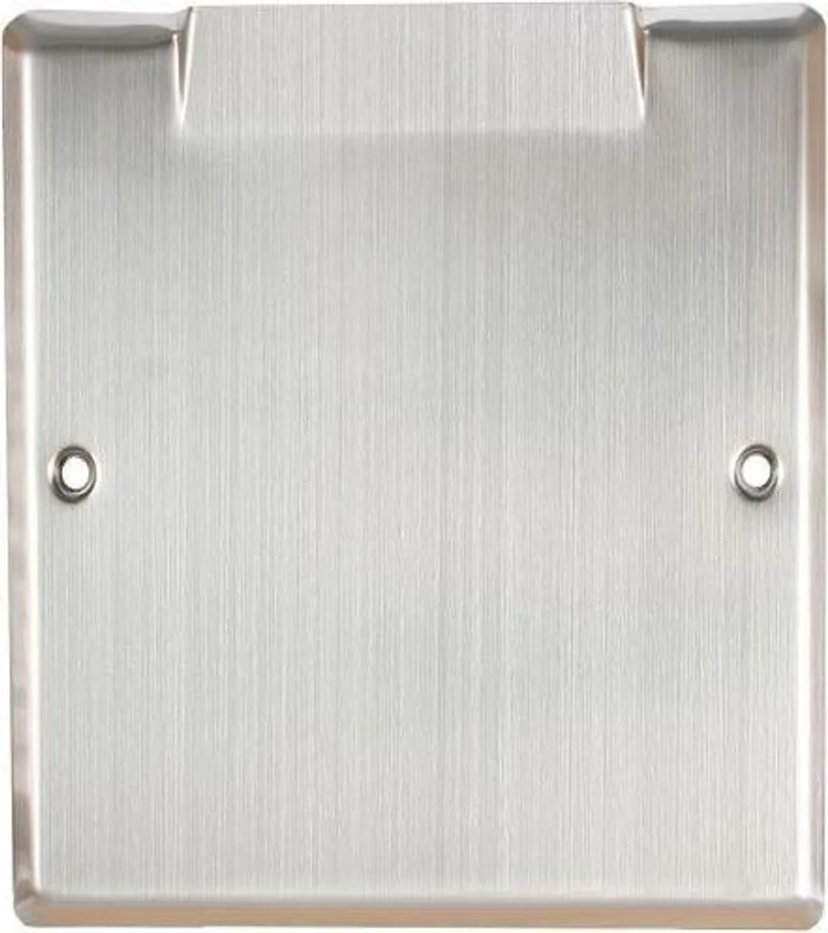 JS Placchetta Acciaio Inox con Viti 1 Posto | Tradizione e Qualità