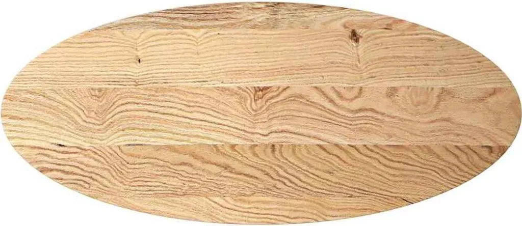 Top Tavolo Ovale 140x60 Rovere Massello - Design vidaXL per Interni