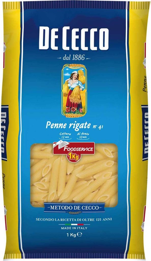 De Cecco Penne Rigate č. 41 cestoviny z krupice z tvrdej Obrázok produktu 