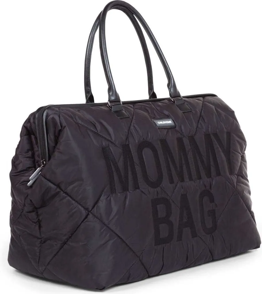 Sac à Langer Maternité Matelassé Noir pour Sorties et Week-end Bébé - 7