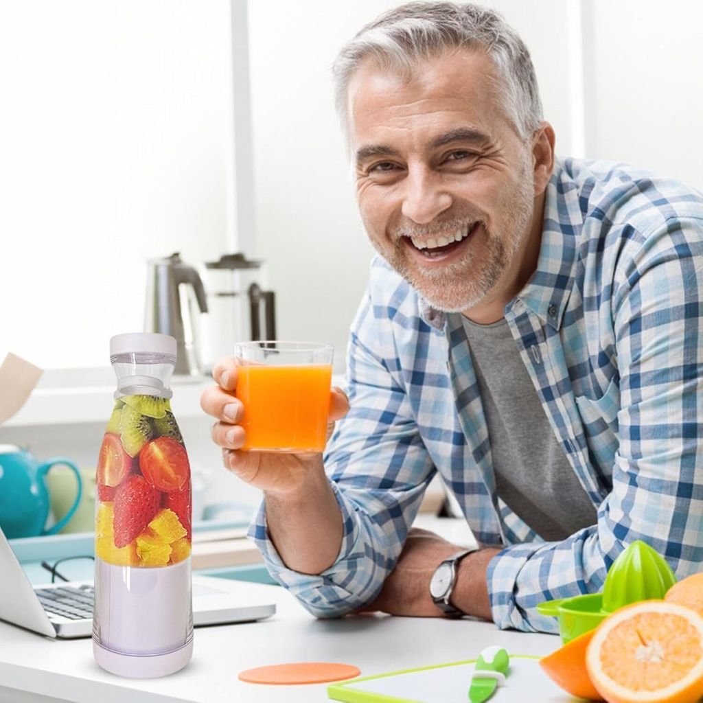 Prenosný mixér na džús, mini mixér USB Smoothie Blender - Obrázok produktu 7