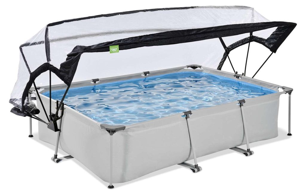 EXIT Soft Grey Rahmenpool 300x200x65cm, Aufstellpool, mit Produktbild 