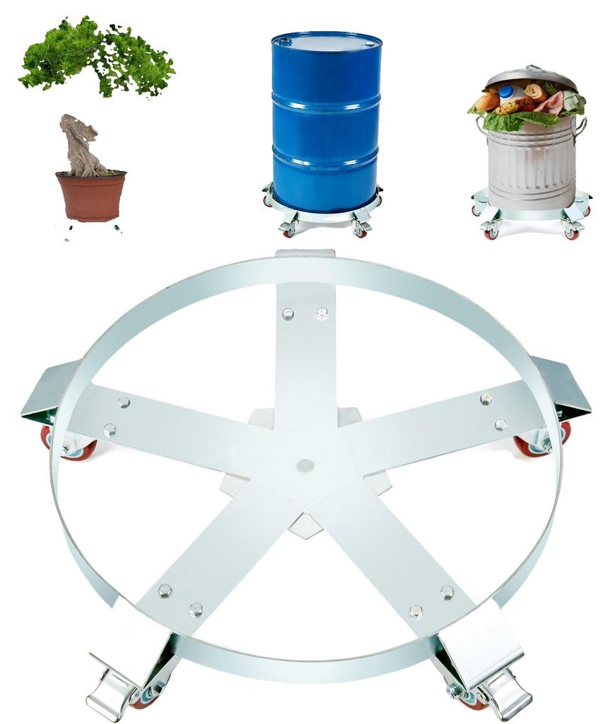Roule-fût VEVOR 250L Roule-fût de transport Acier au Image du produit 