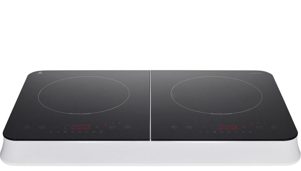 LIFE Dubbele inductiekookplaat MD18493 (zwart, 3.500 watt, Productafbeelding 