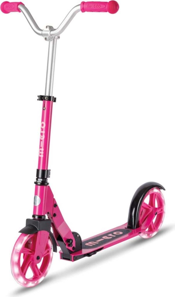 Micro Scooter Cruiser LED , Beere Rot