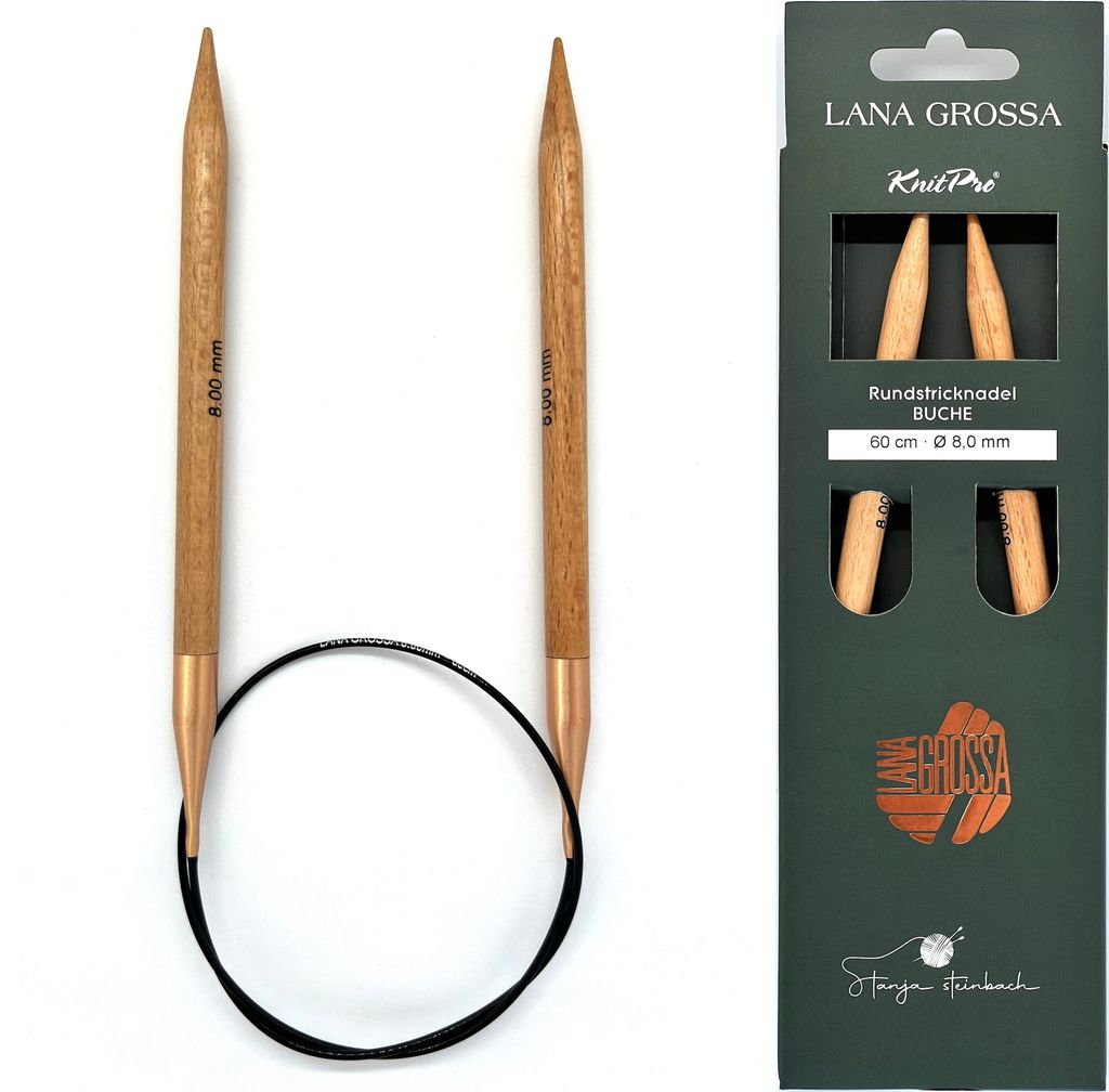 Lana Grossa Knit Pro Rundstricknadel BUCHE Tanja Steinbach Produktbild 
