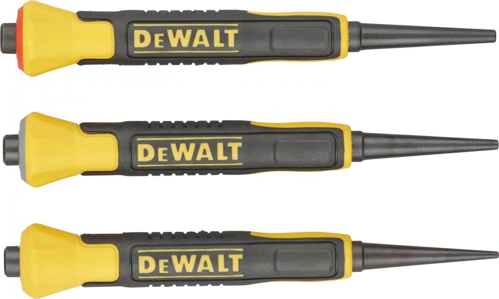DEWALT DWHT0-58018 de Satz Bi-Material-Nägel, 3 Stück (1/32", 2/32", 3/32")