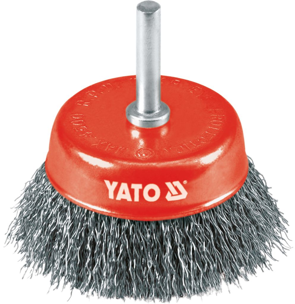 Brosse métallique abrasive Brosse boisseau acier inoxydable Image du produit 
