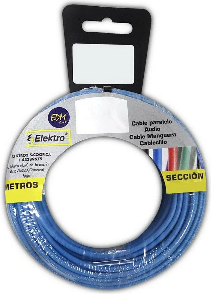 Bobina Cavo Flessibile 4mm Blu 20m Senza Alogeni | Alta Sicurezza CPR