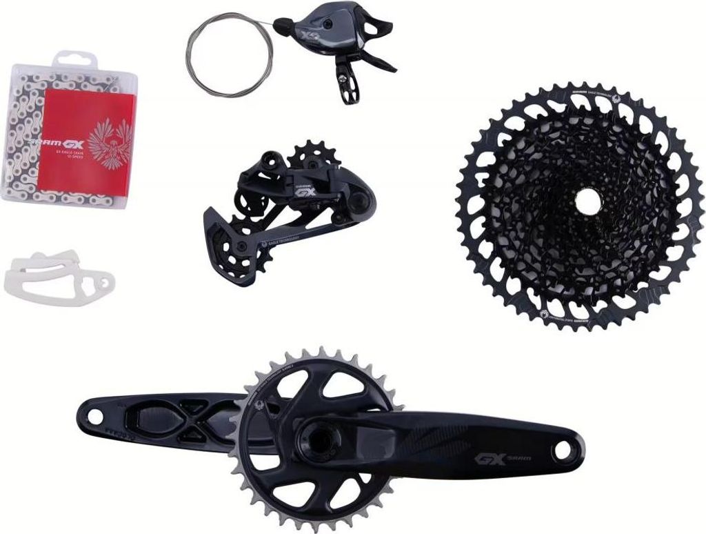 SRAM GX Eagle Boost Schaltgruppen-Set 12-fach lunar, 175 mm Produktbild 