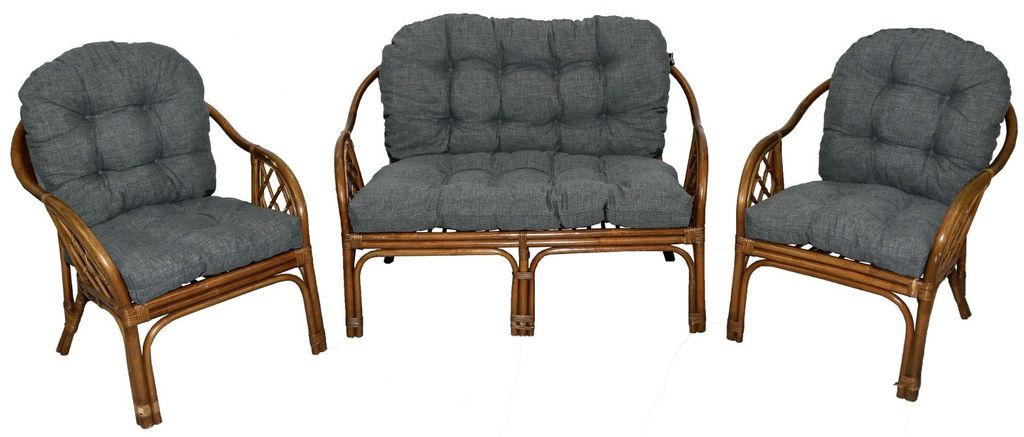 AMPO Polster Kissen für Rattan Bahama Set Rattansessel Produktbild 