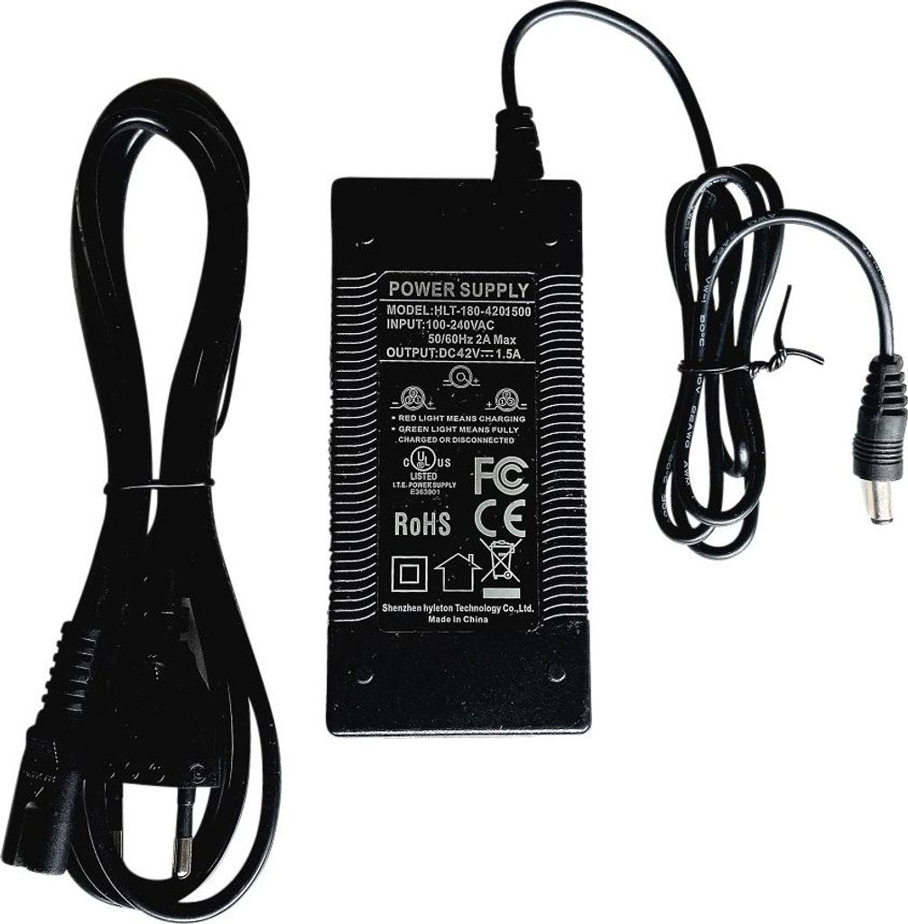 Ladegerät Netzteil Adapter Akku 42V 2A Li-ion Batterie Lithiumbatterie Charger