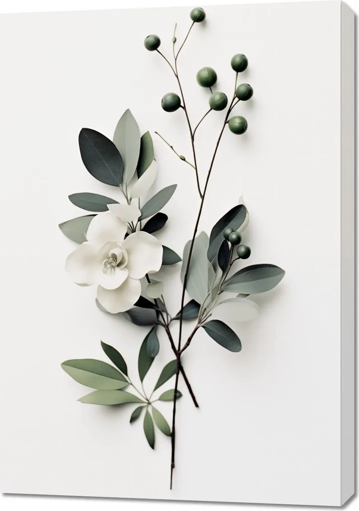 Tableau fleur papier 70 x 100 cm - Design 3D fait main relief unique