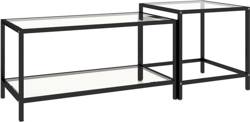 Beistelltische 2 Stk. Hartglas Transparent