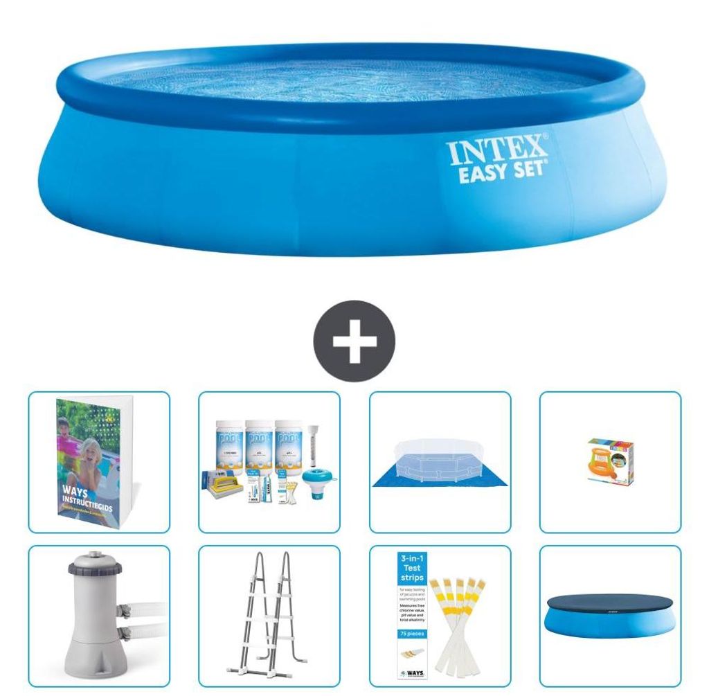 Easy Set Pool Rund - 457x107 cm - 9-teilig S548