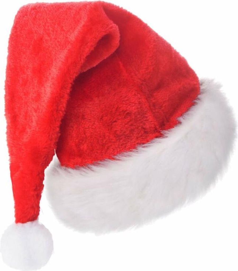 Vánoční čepice s bambulí Santa LUX dlouhá, červená Obrázek produktu 