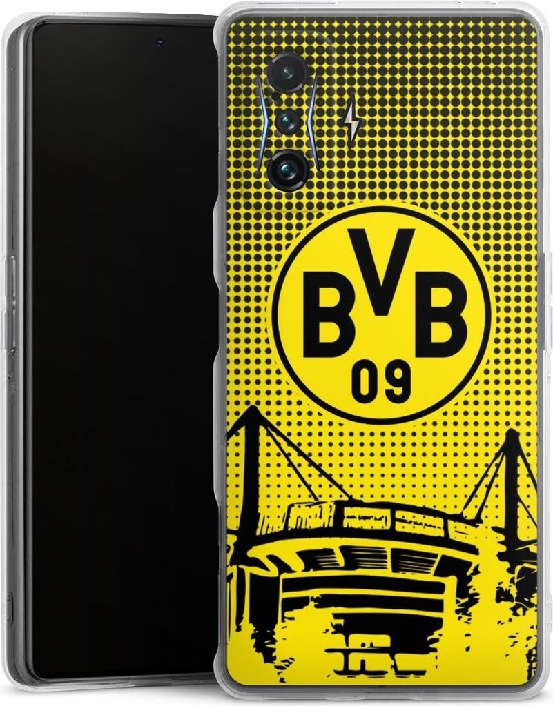 DeinDesign Handyhülle für Xiaomi Poco F4 GT Silikon Hülle Case Smartphone Schutzhülle BVB Borussia Dortmund Stadion