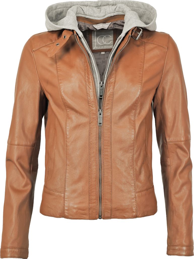 JCC Lederjacke 31021120 Damen cognac 40