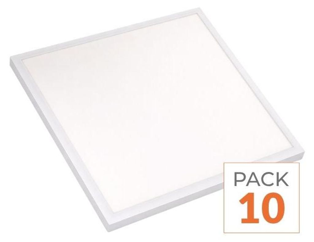 Panneau LED 18W, 30x30 cm, contour blanc, réglage de la Image du produit 