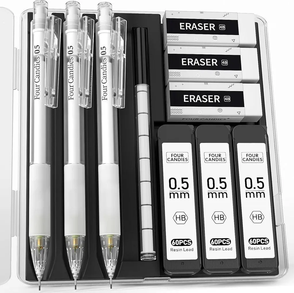 Mega Set 180 Mine + Matite Meccaniche 0.5 mm HB | Risparmio Scuola