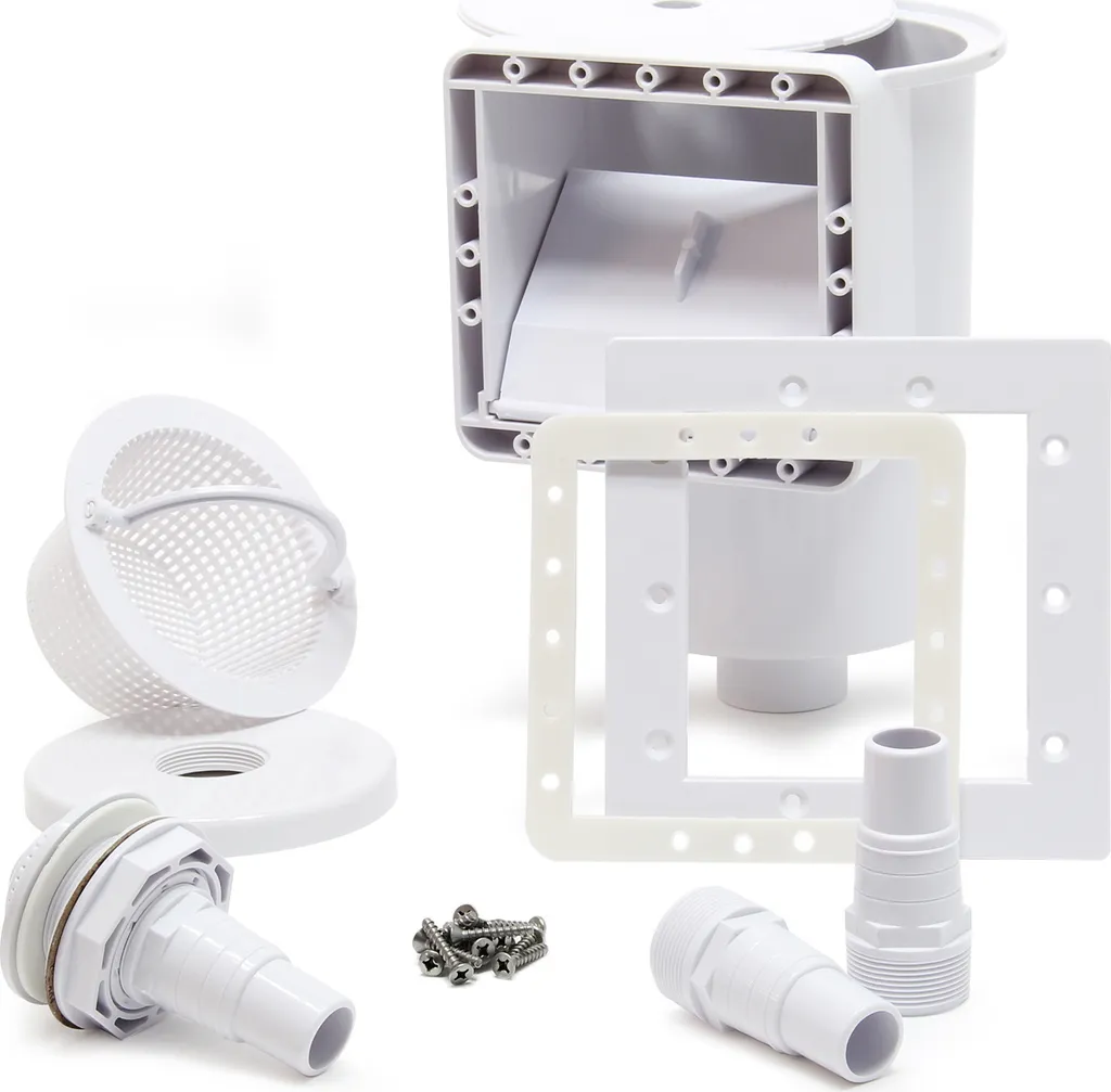 Kit Skimmer et Buse Wiltec - Filtration Complète Piscine (ABS Blanc)