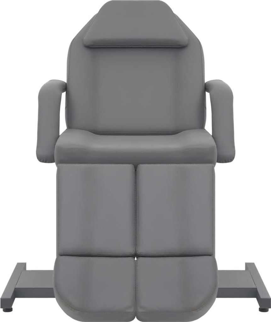 vidaXL Kosmetikstuhl Kunstleder Grau 180x62x78 cm