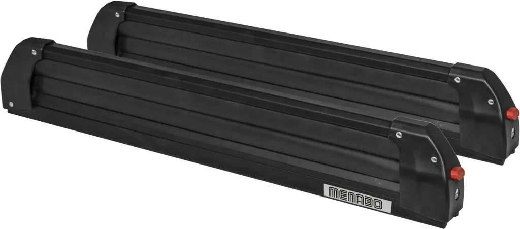 Portasci Menabo BLACK Professionale - 6 Sci / 4 Snowboard - Alluminio
