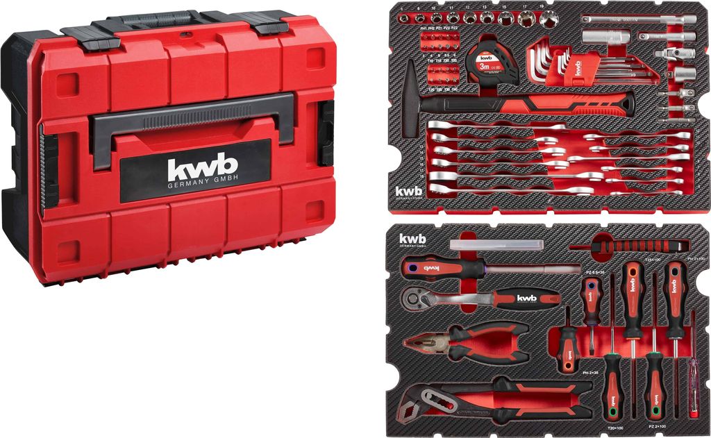 kwb 370560 Werkzeugkoffer bestückt 80teilig (370560) Produktbild 1