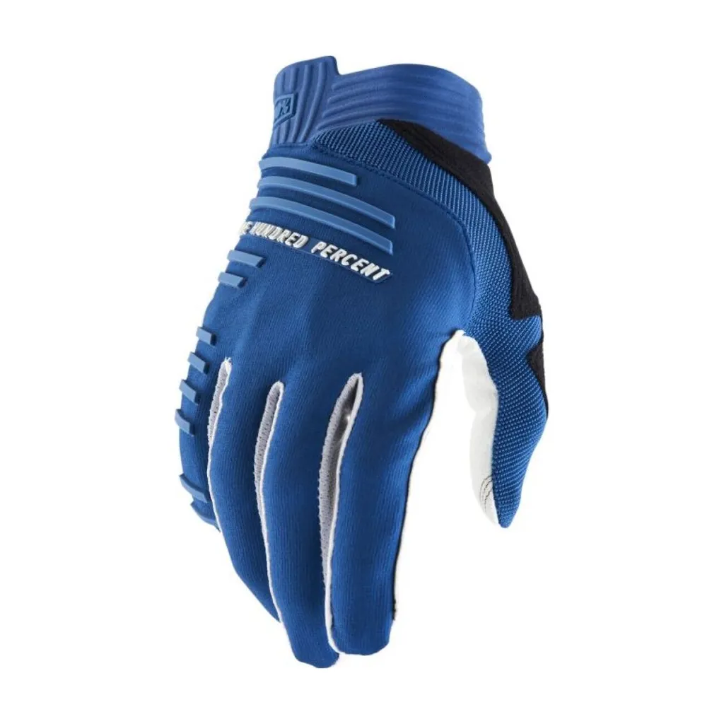 Guanti Ciclismo Lunghi 100% R-CORE - Blu M - Controllo e Stile 100%